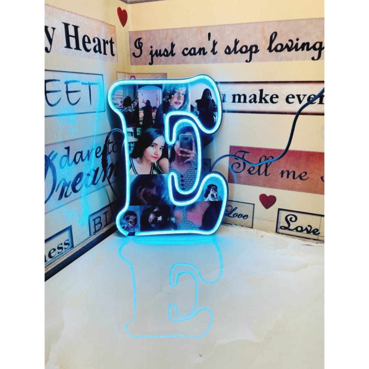 Initial With Neon