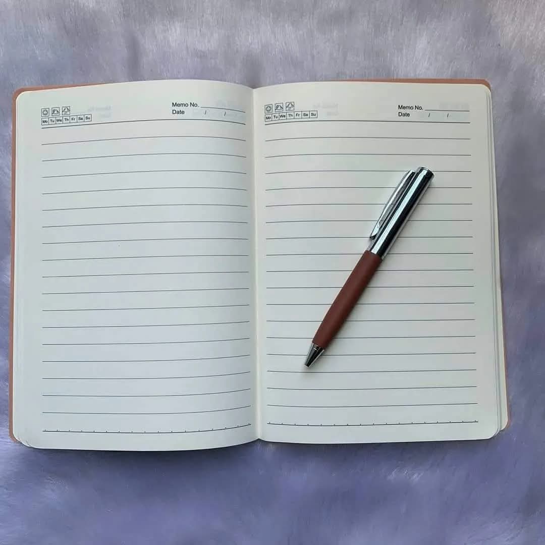 Printed Sketch Diary & Pen Combo