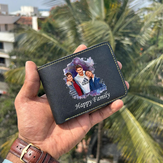 Saffiona Artistic Photo Printed Men Wallet