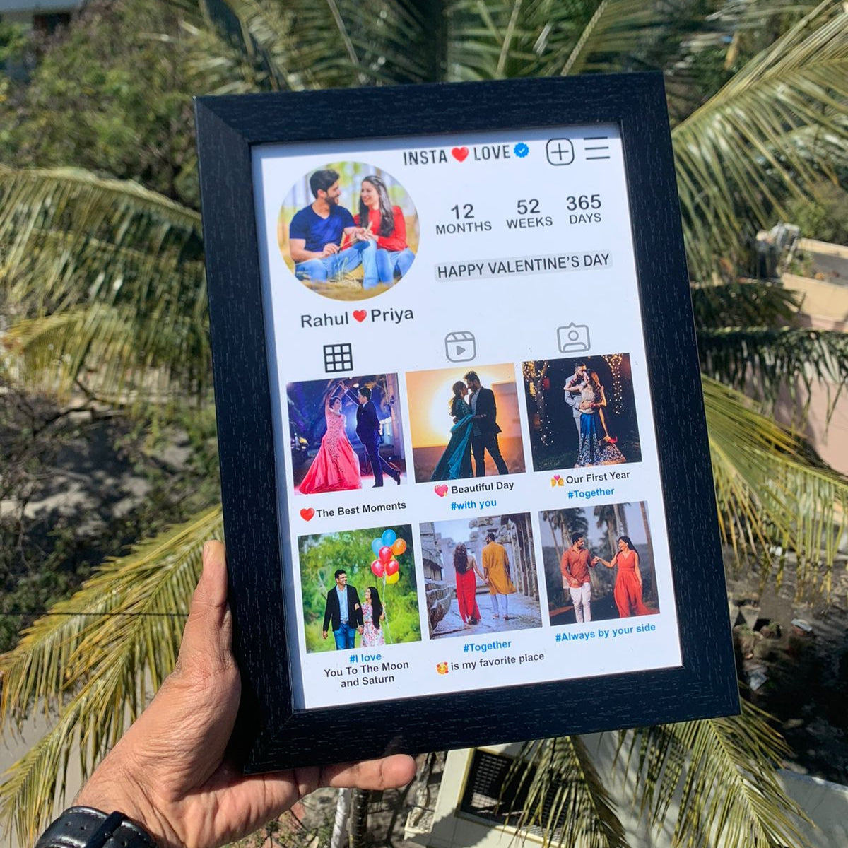 Insta Love Frame