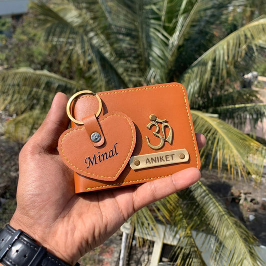 Wallet & Heart Keychain