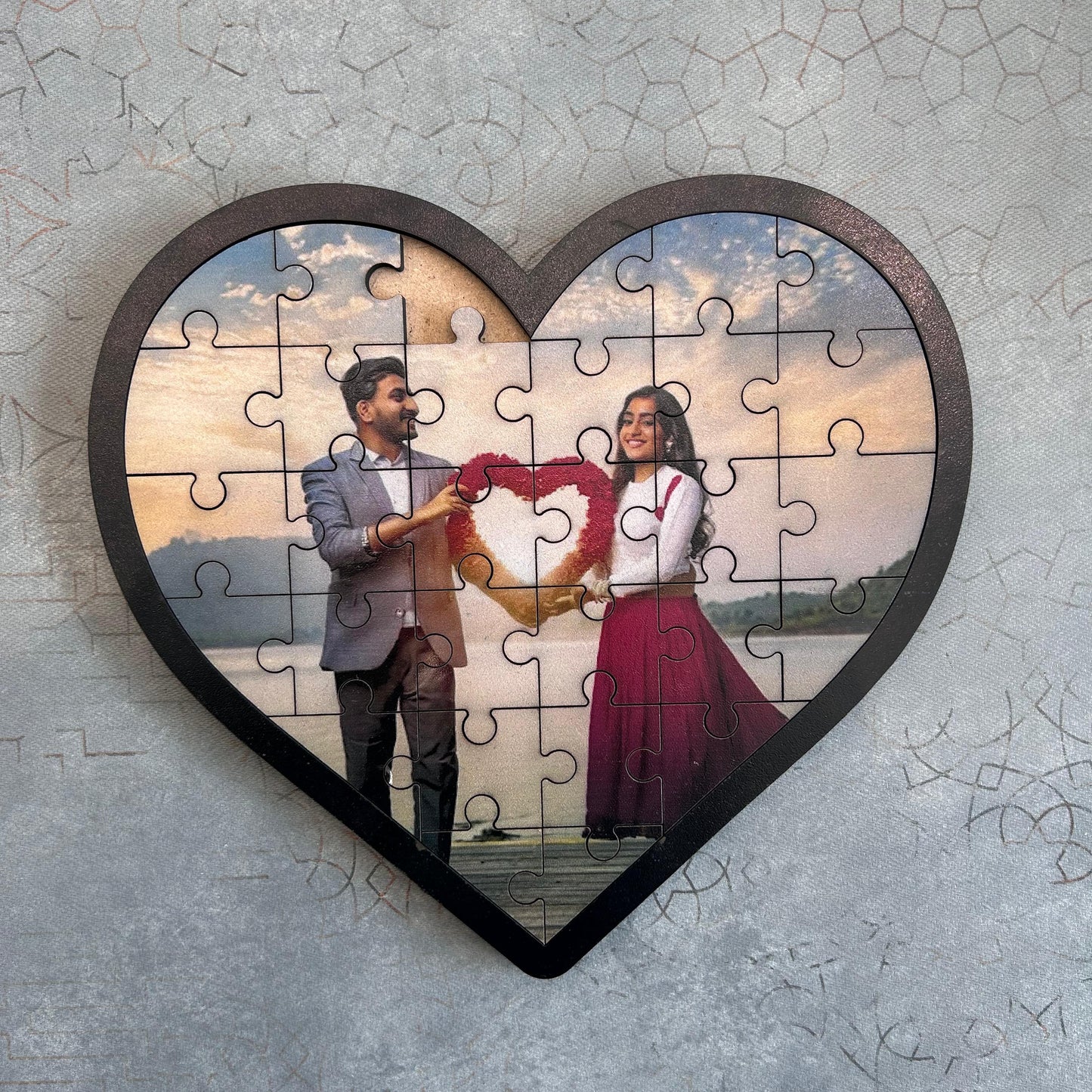 Heart Jig Saw Puzzle