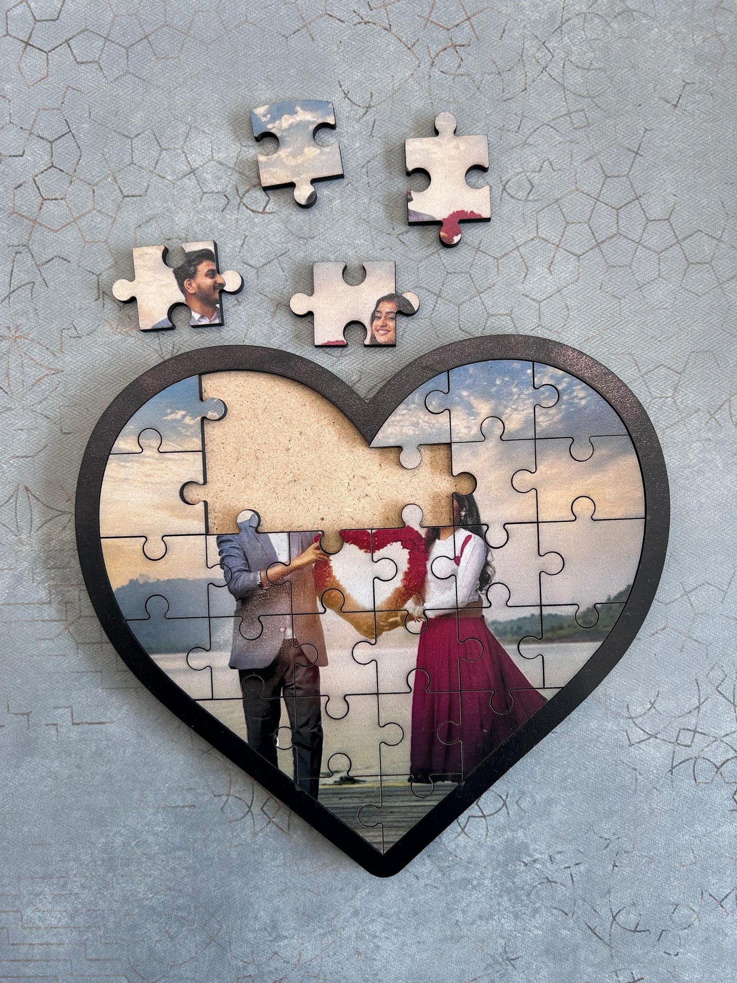 Heart Jig Saw Puzzle