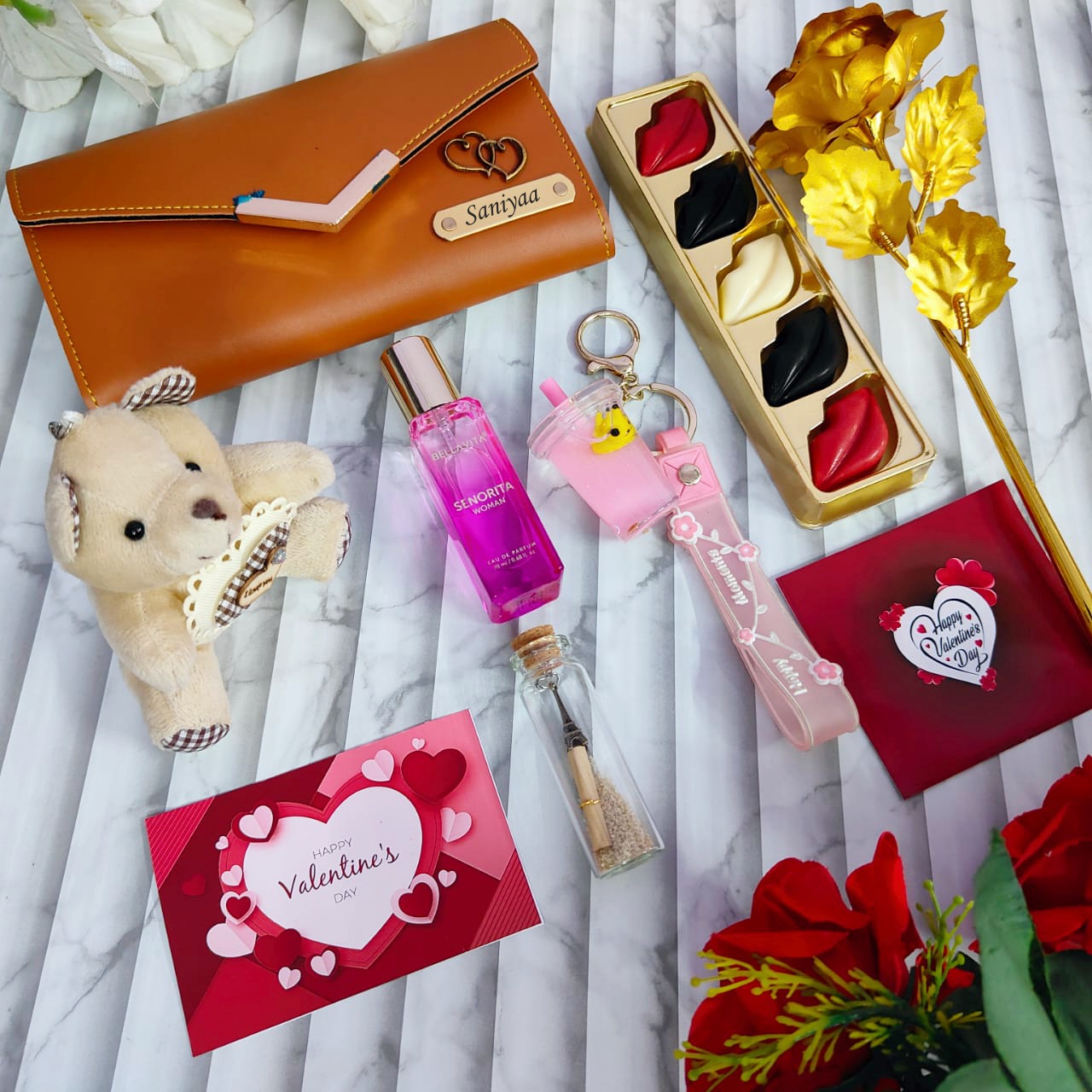 Valentine's Combo 12.0 (D) - Wallet Hamper For Her