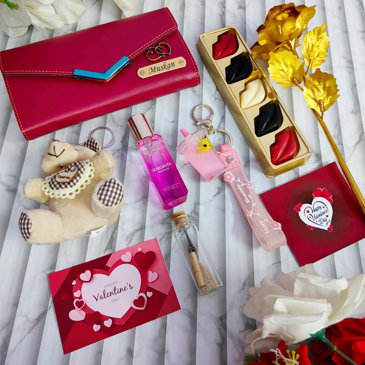 Valentine's Combo 12.0 (D) - Wallet Hamper For Her