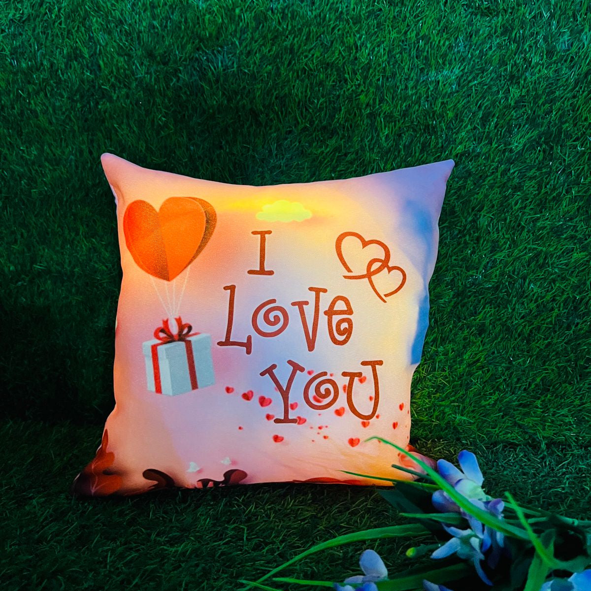 Satin LED Pillow