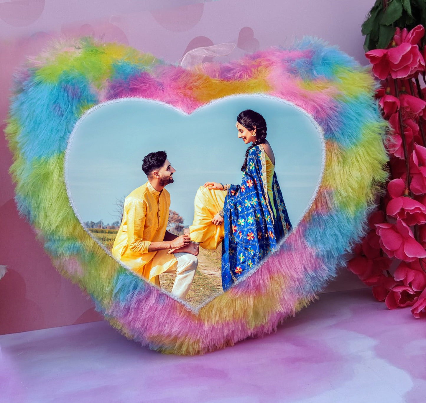 Imported Fur Customized Pillow