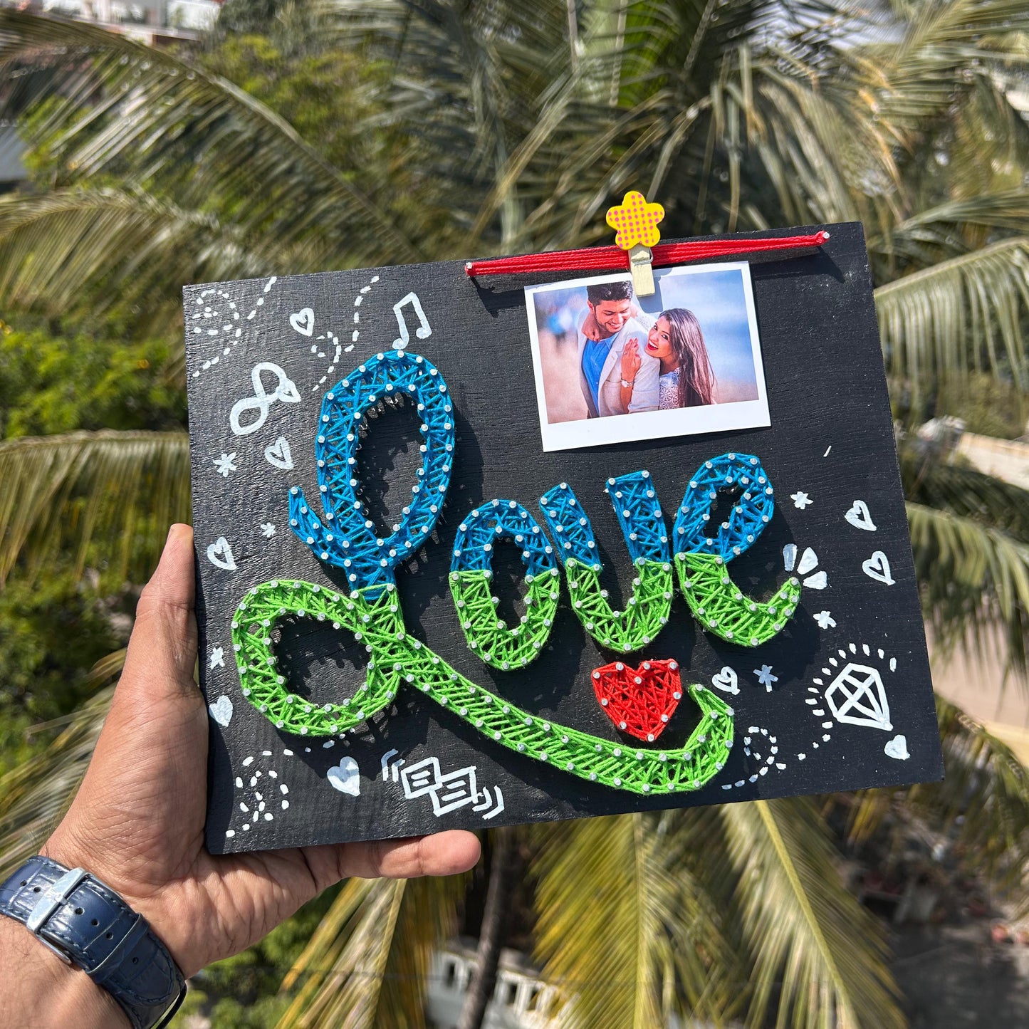 Love String Art Frame