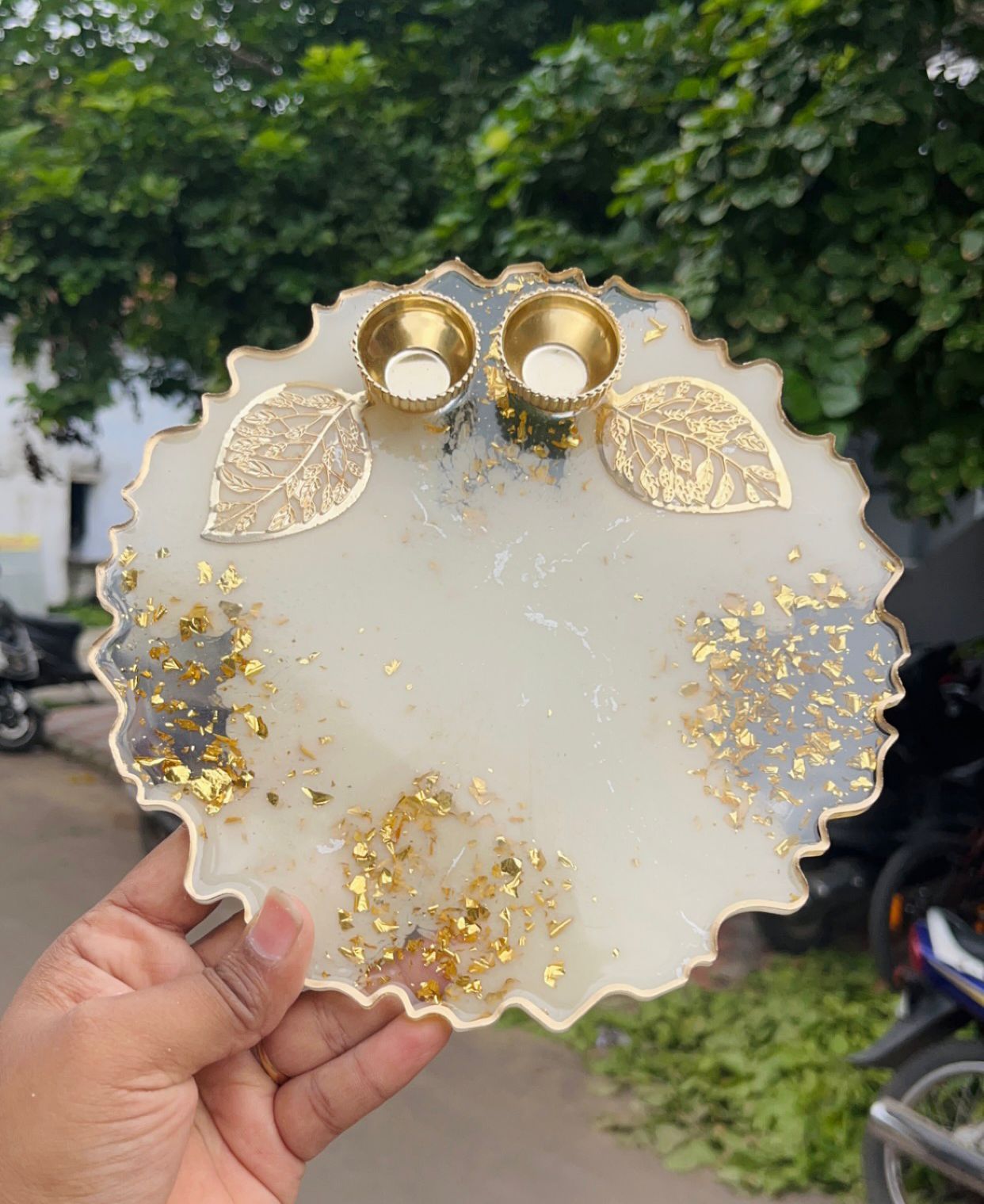 Resin Pooja Thali/Platter