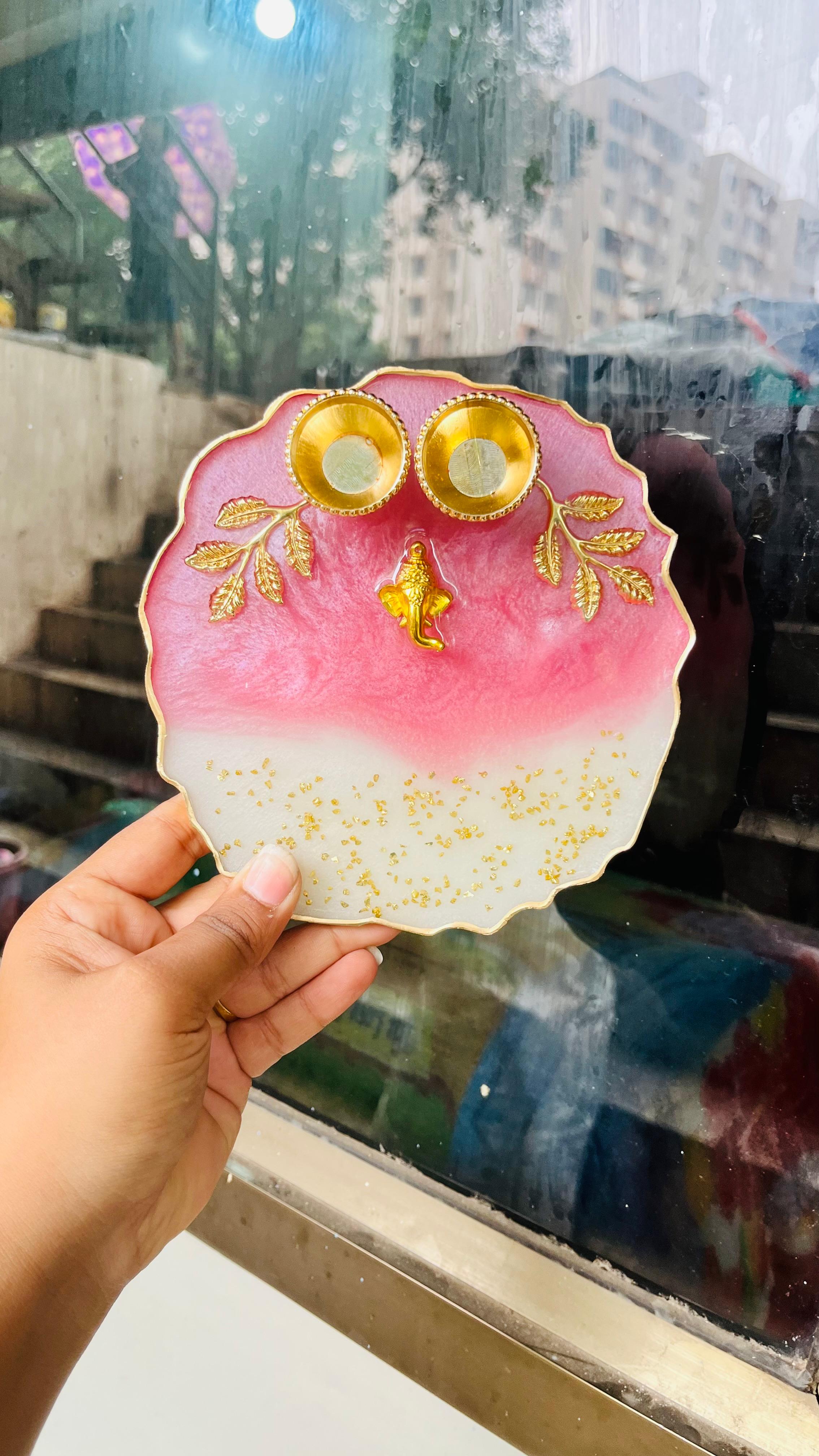 Resin Pooja Thali/Platter