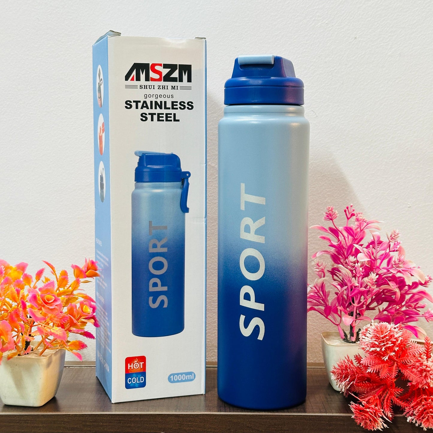 1000 ml Stainless Steel Sipper Bottle