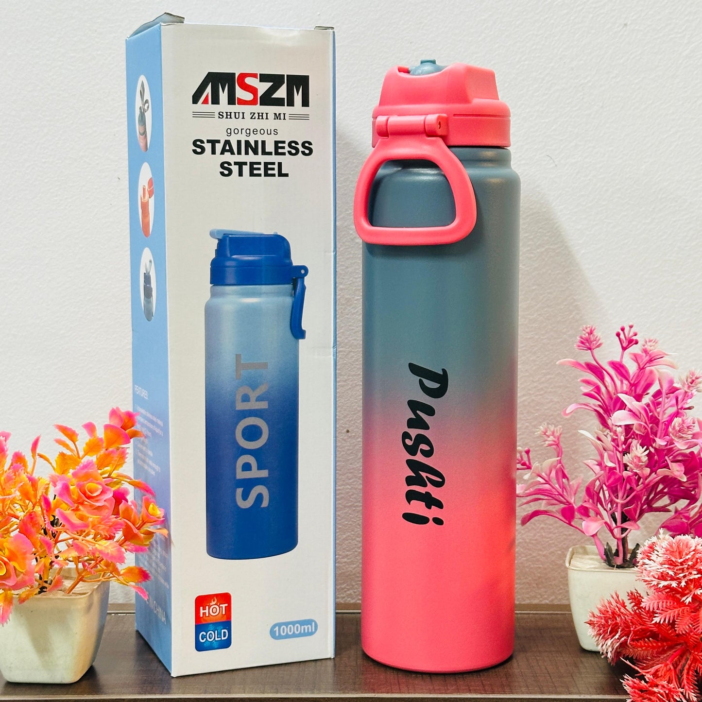 1000 ml Stainless Steel Sipper Bottle