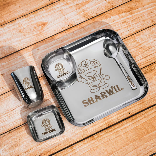 Square Shape Baby Dinner Set 1.0