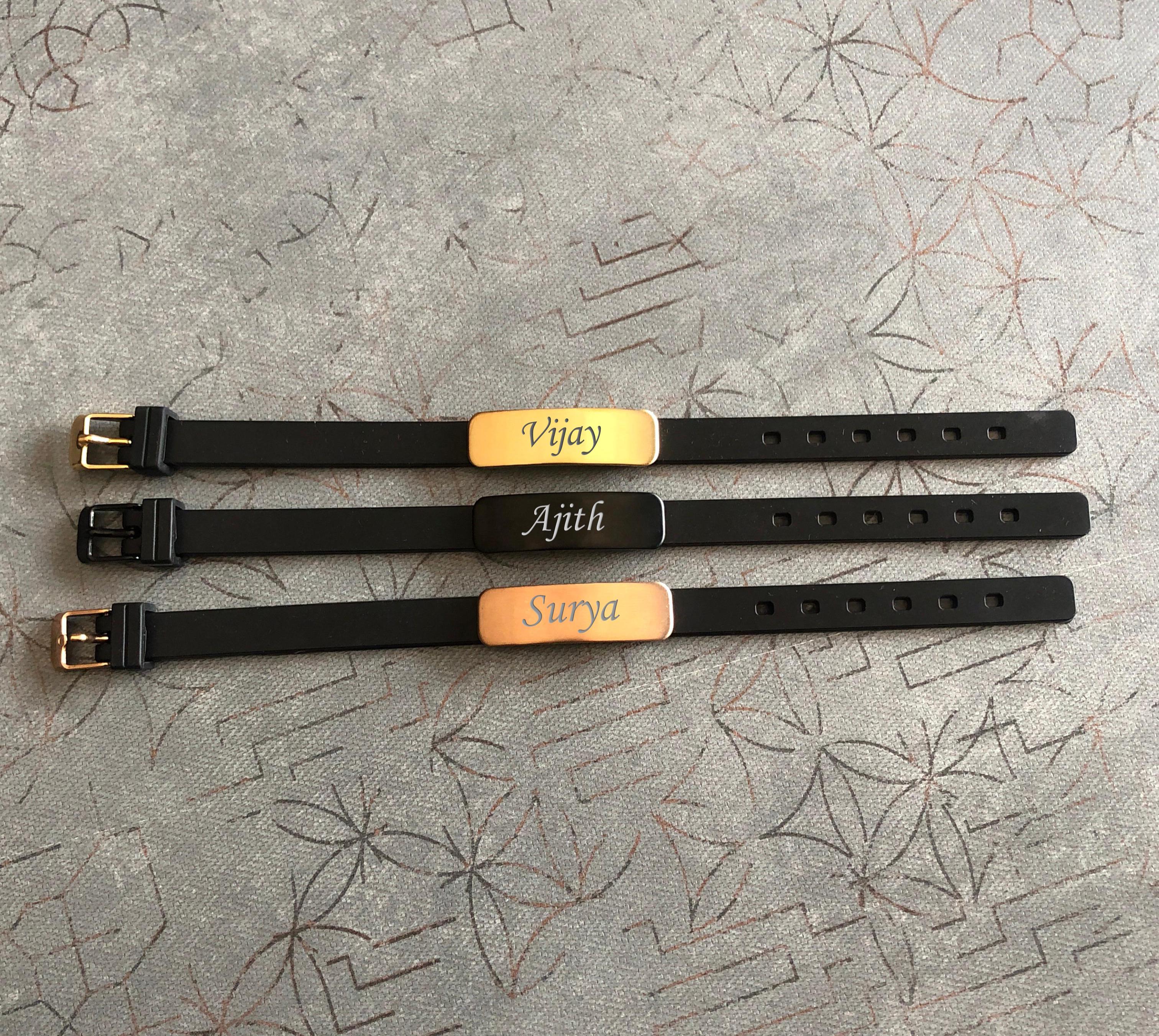 Unisex Silicon Wrist Band