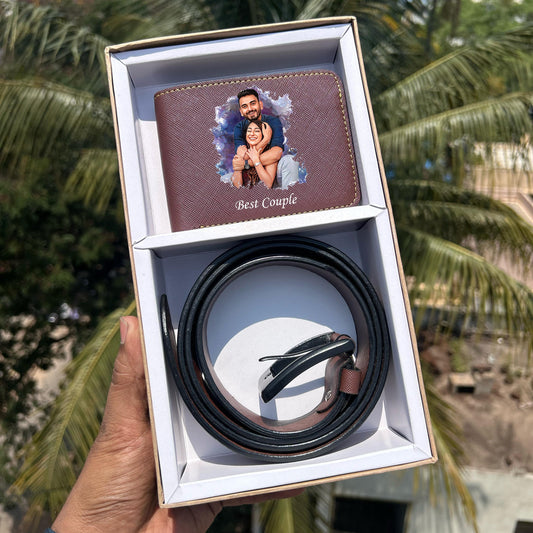 Saffiona Artistic Wallet & Belt Combo