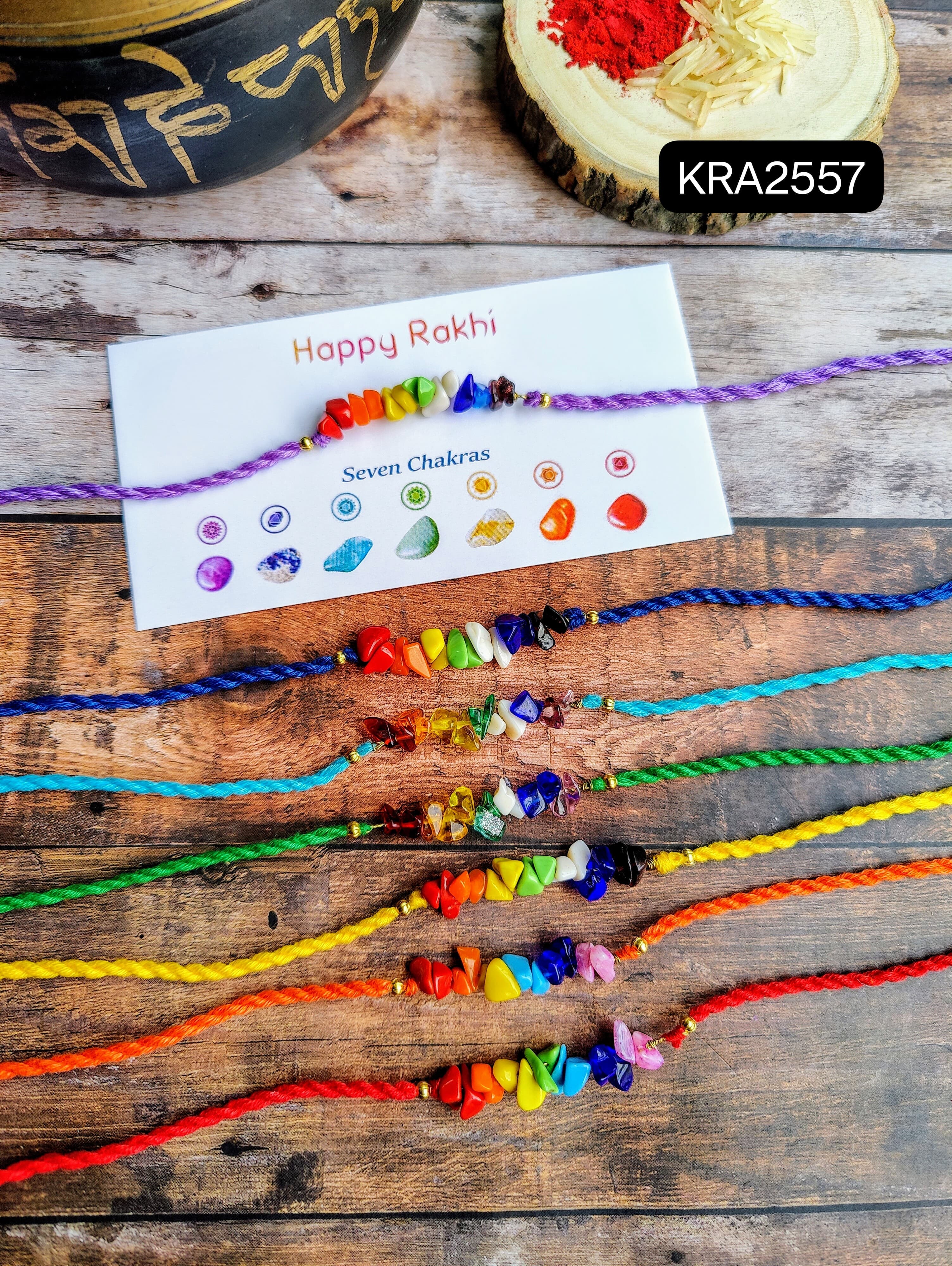 Seven Chakra Rakhi (KRA2557)