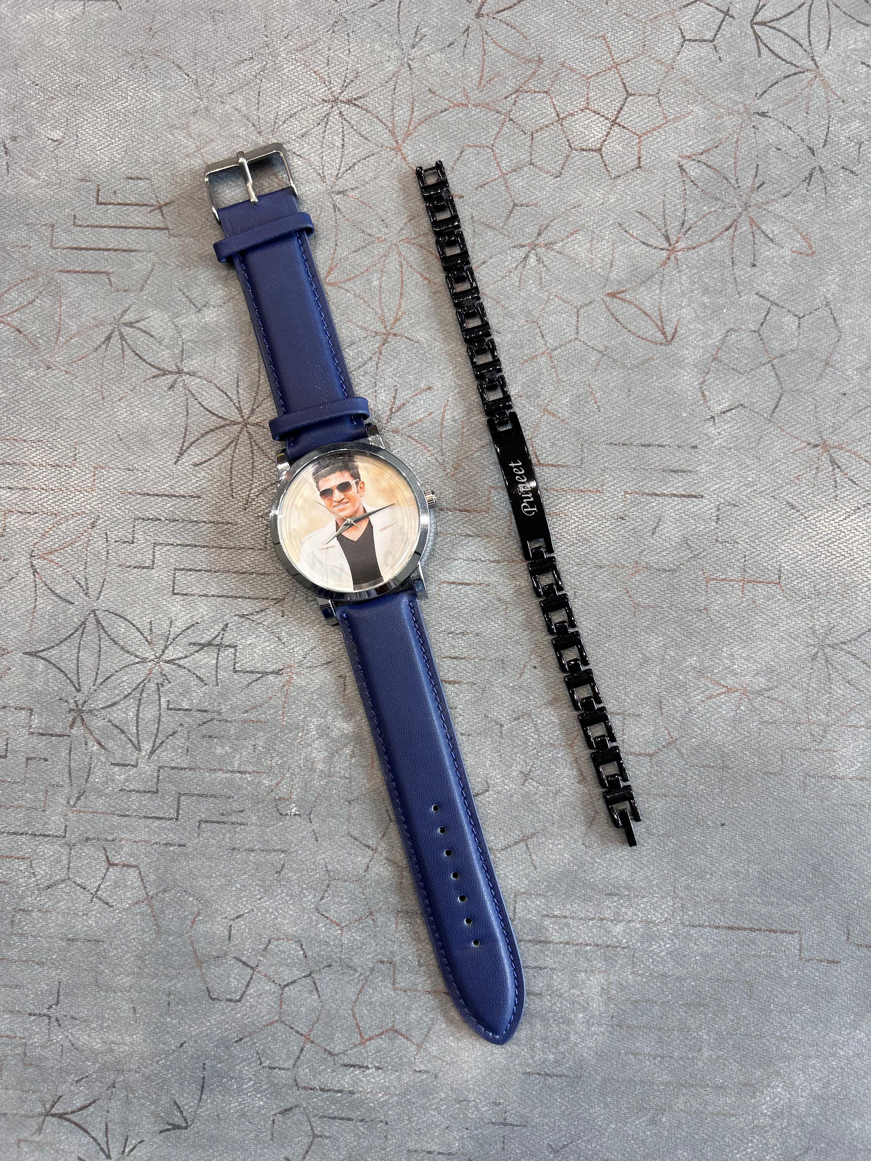 Photo Wrist Watch & Colin Bracelet