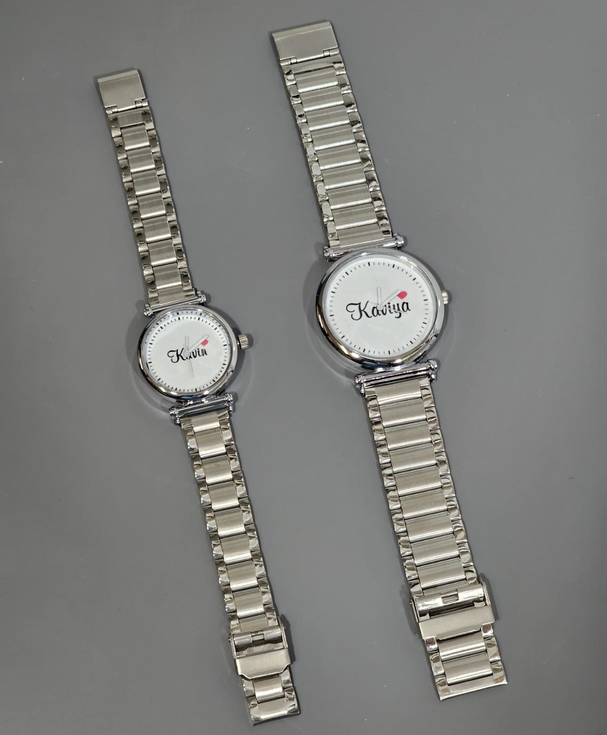 Metal Chain Couple Watch