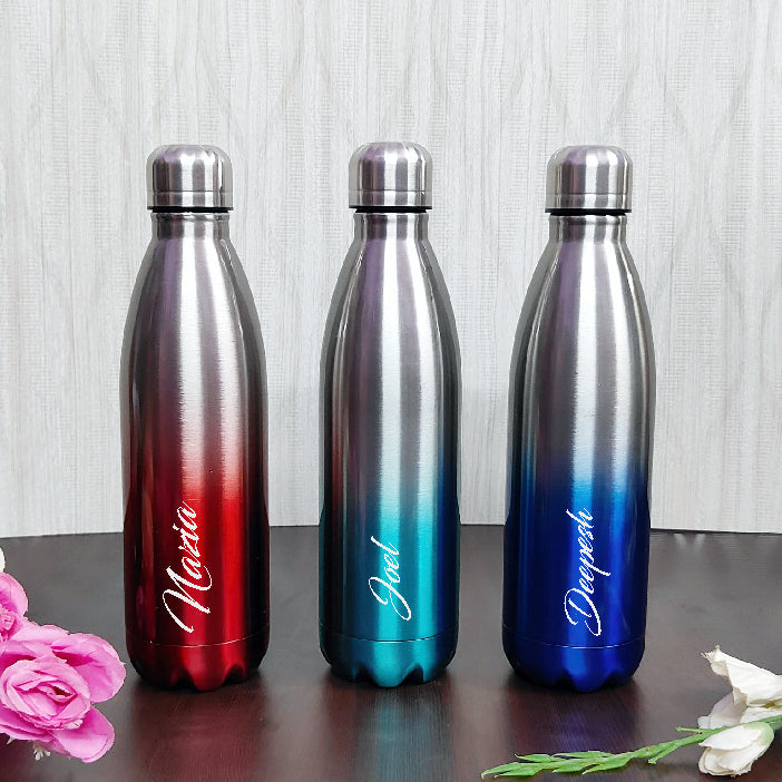 Dual Shade Stainless Steel Water Bottle (D)