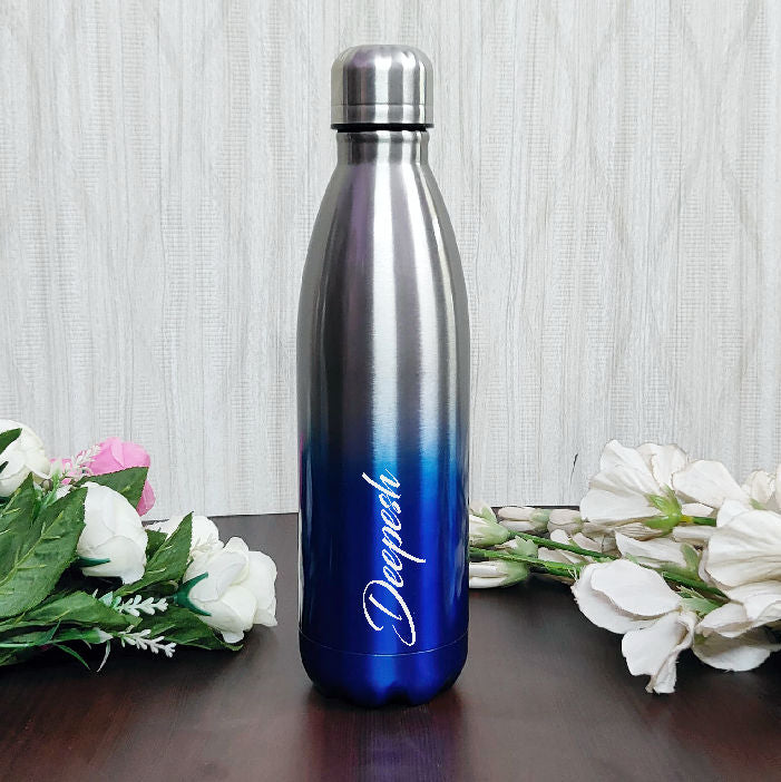 Dual Shade Stainless Steel Water Bottle (D)