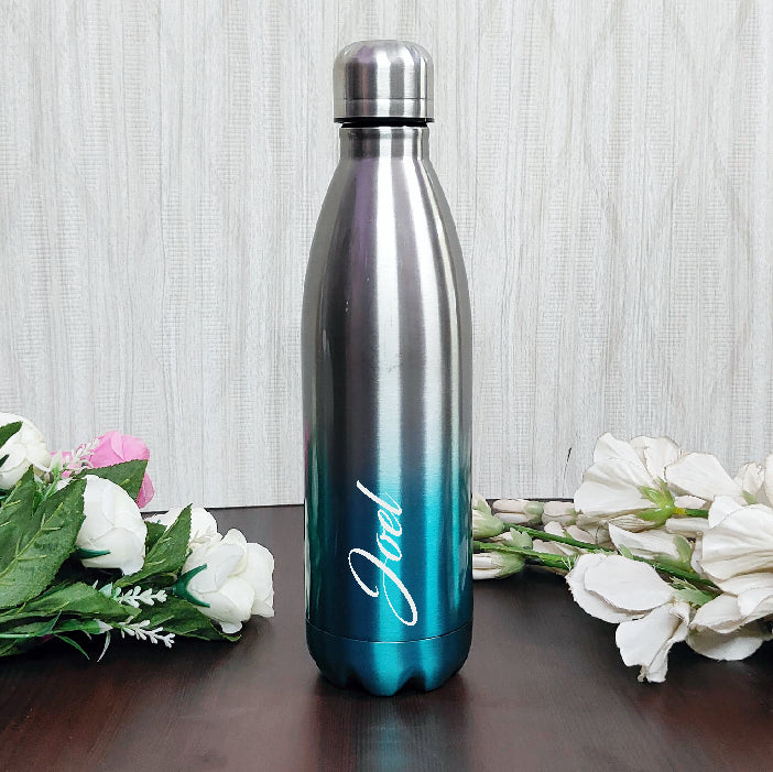 Dual Shade Stainless Steel Water Bottle (D)