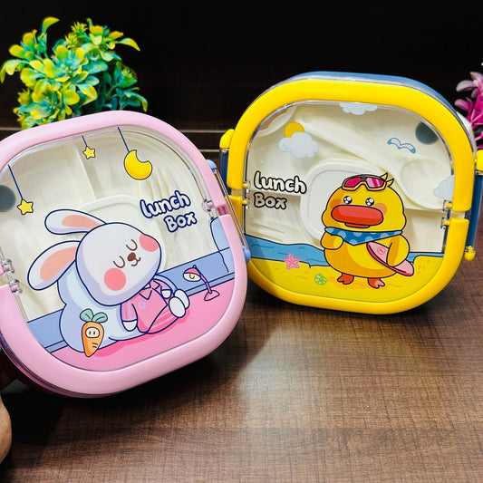 Double Decker BPA Free Plastic Lunch Box