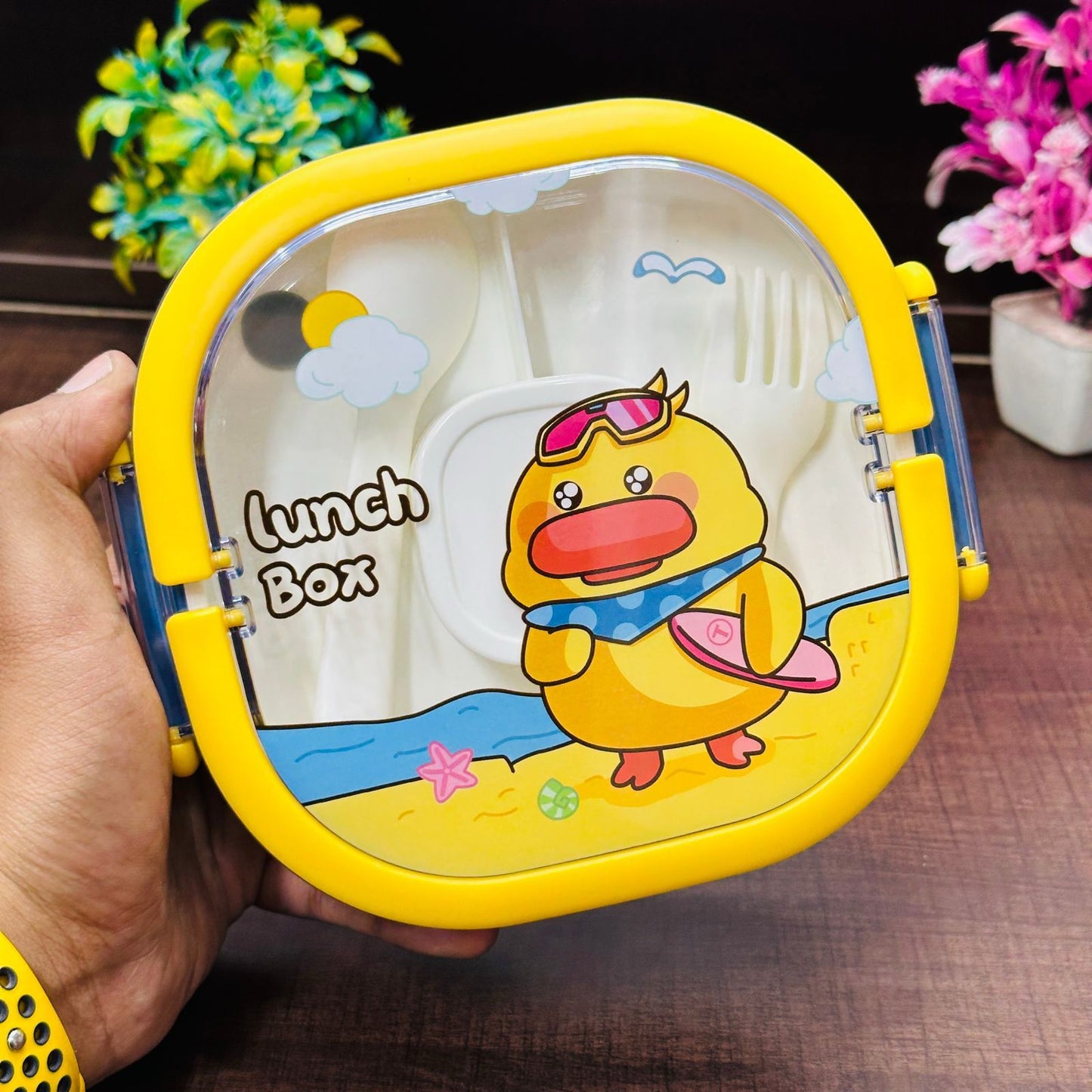 Double Decker BPA Free Plastic Lunch Box