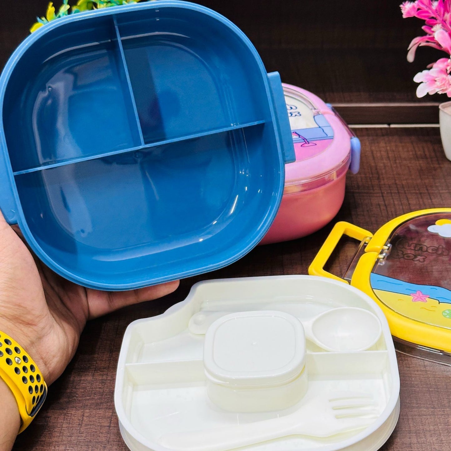 Double Decker BPA Free Plastic Lunch Box