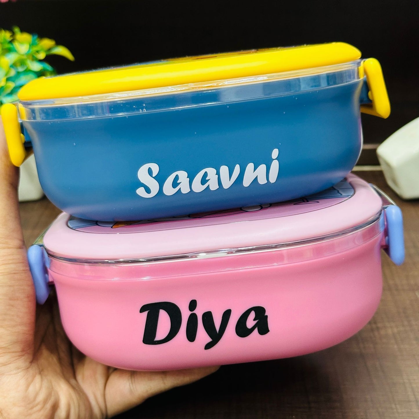 Double Decker BPA Free Plastic Lunch Box