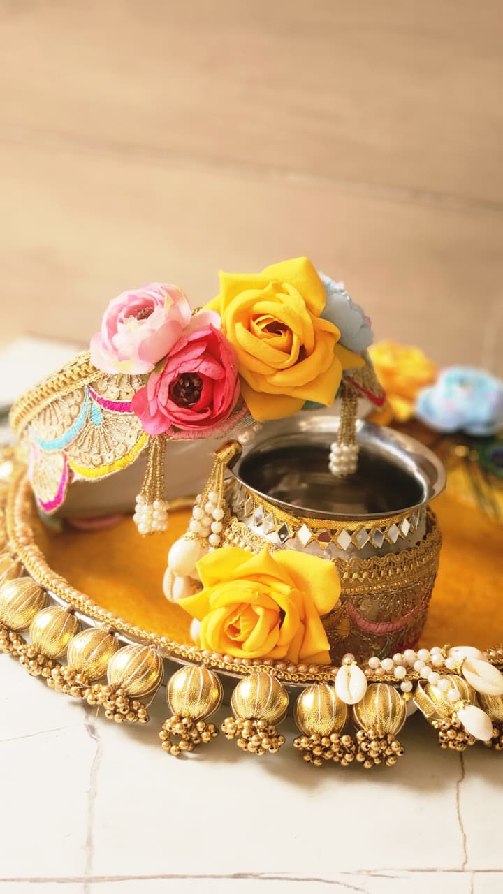 Yellow Thali Set K-Ht020
