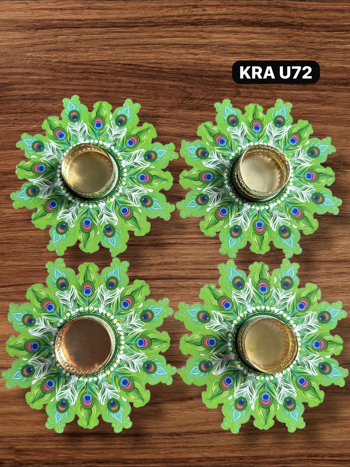 3D Look MDF T-light Holders KRA U72