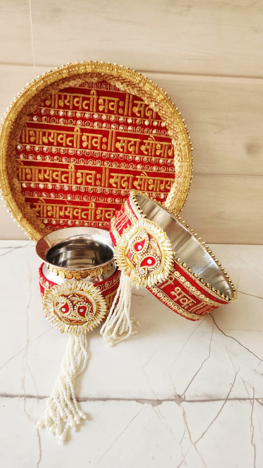 Sada Saubhagyawati Bhava Thali Set K-Ht028