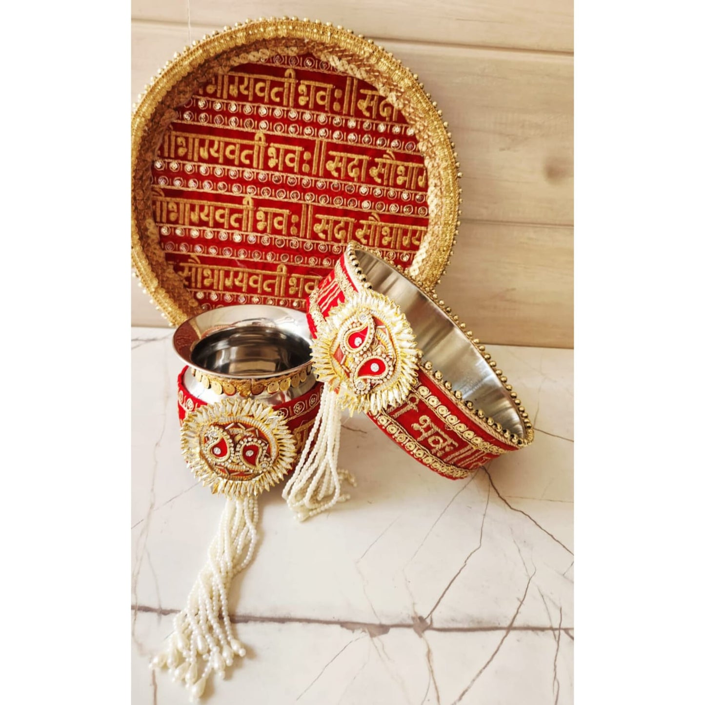 Sada Saubhagyawati Bhava Thali Set K-Ht028
