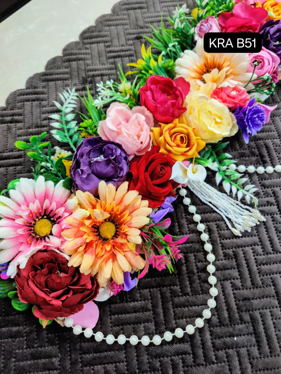 Multicolor Floral Bandhanwar KRA B51