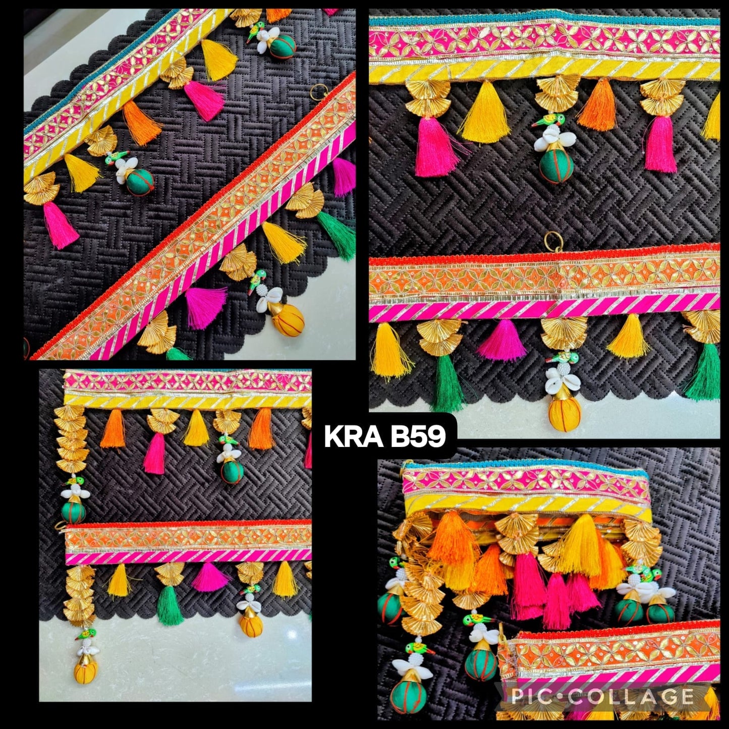 Parrot Traditional Gotapatti Minimal Toran KRA B59