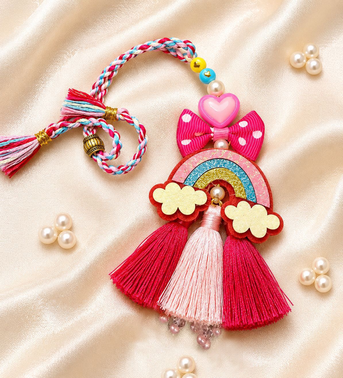 Kids Rainbow Lumba Rakhi