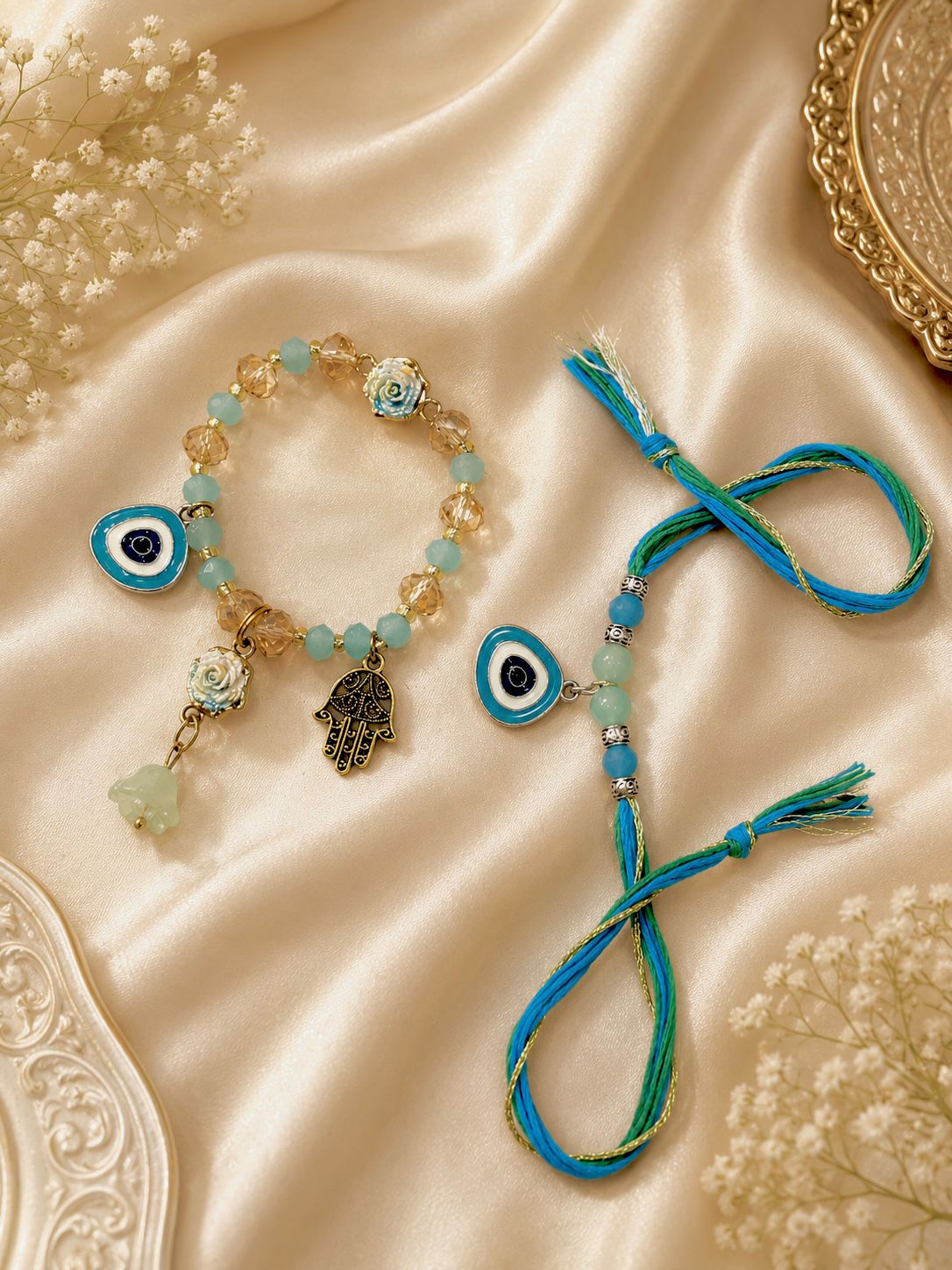 Evil Eye Bhaiya Bhabhi Rakhi Set 2.0