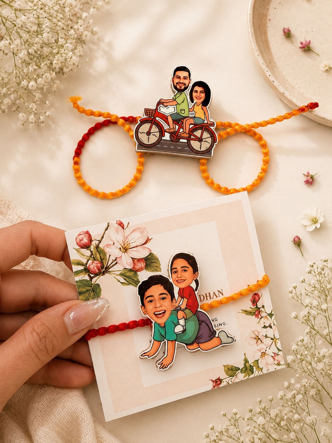 Magnetic Caricature Rakhi