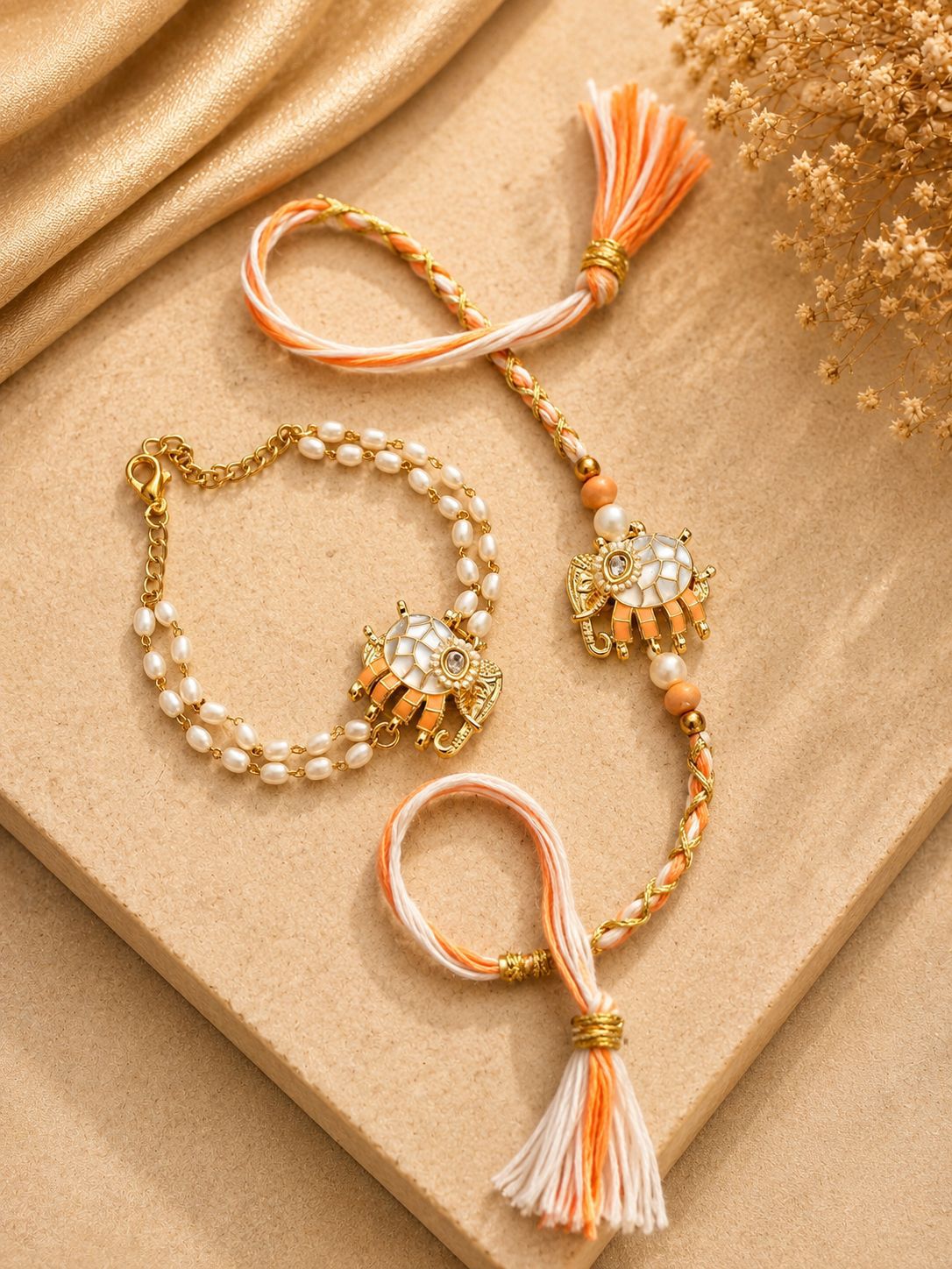 Elephant Rakhi & Lumba Set 2.0
