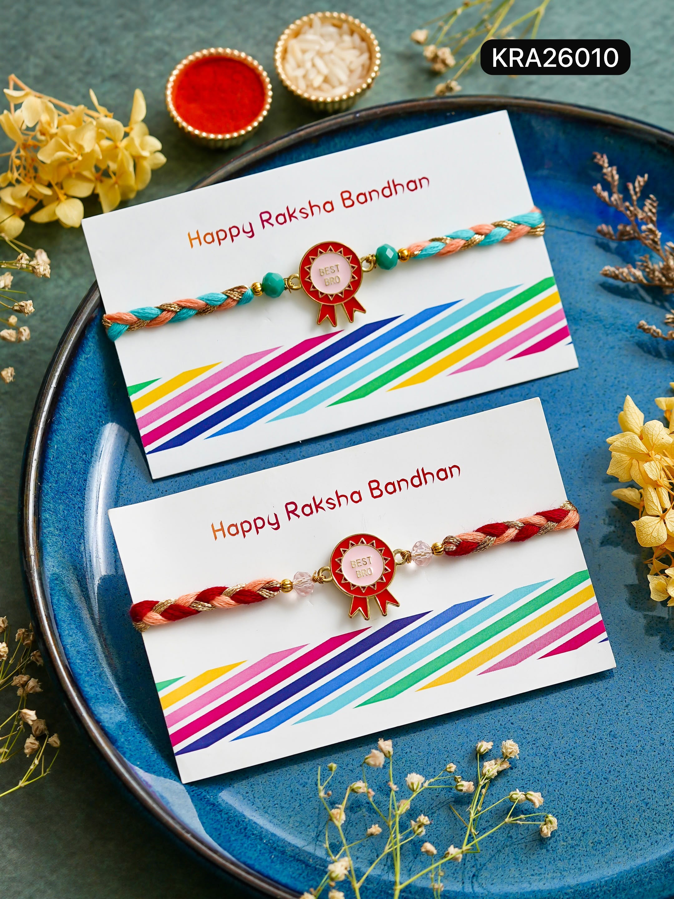 Best Bro Hand Braided Rakhi (KRA26010)