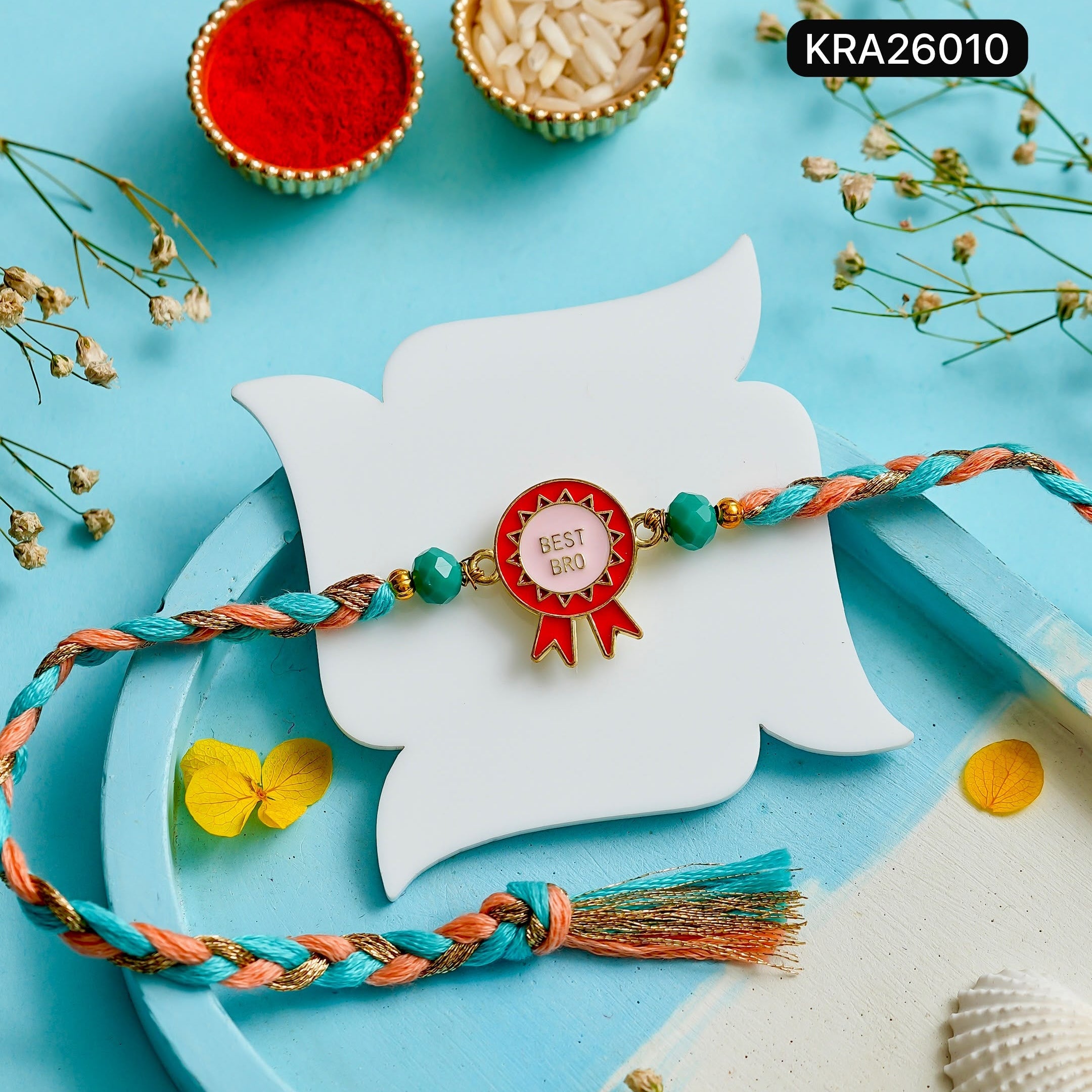 Best Bro Hand Braided Rakhi (KRA26010)