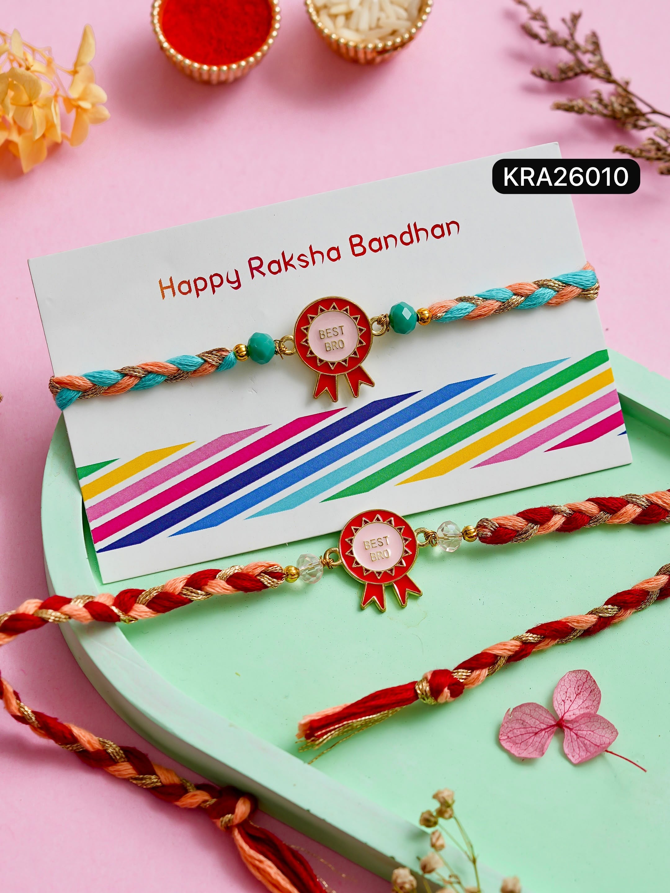 Best Bro Hand Braided Rakhi (KRA26010)