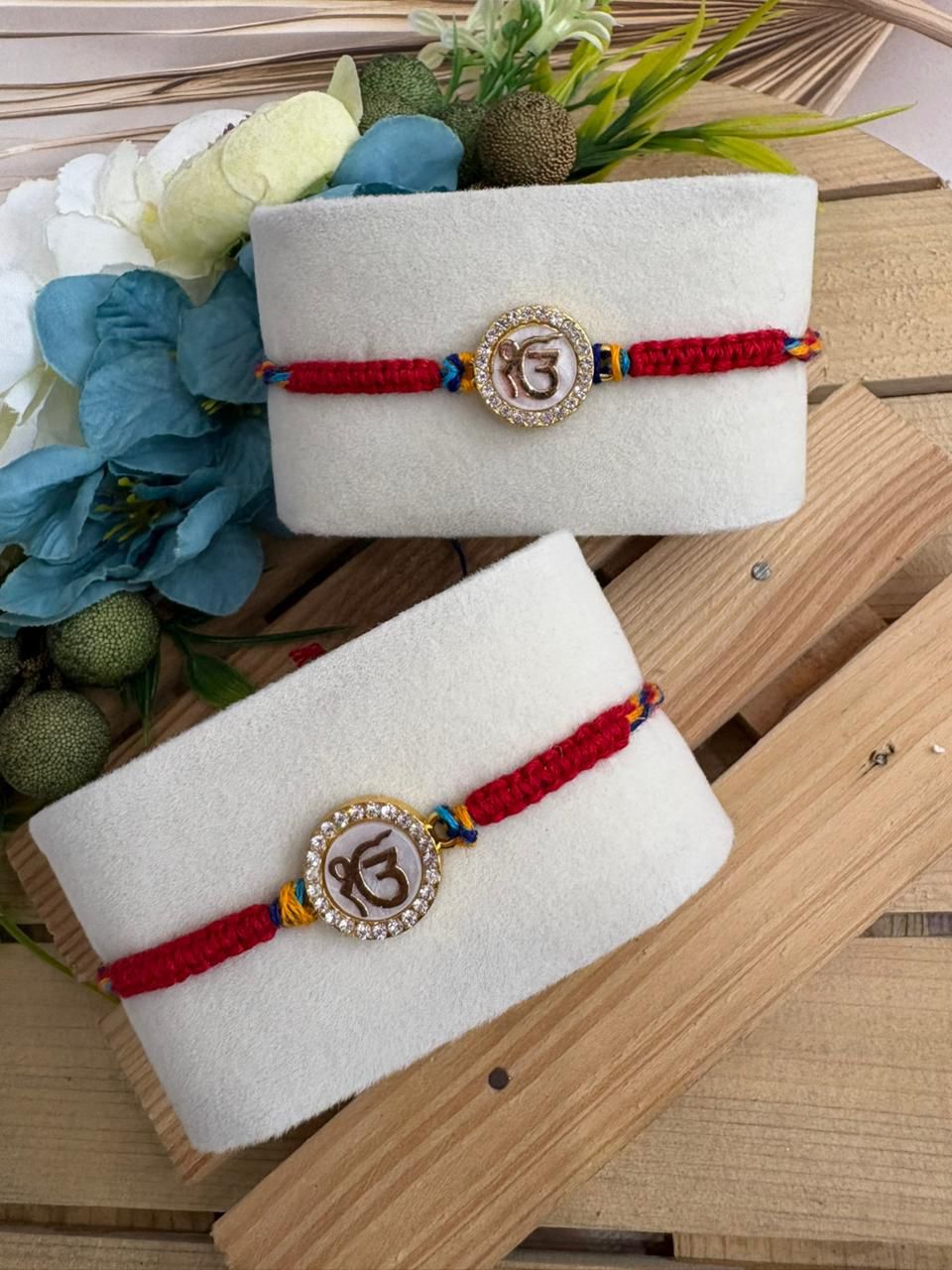 Hand Woven Ek Onkar AD Rakhi