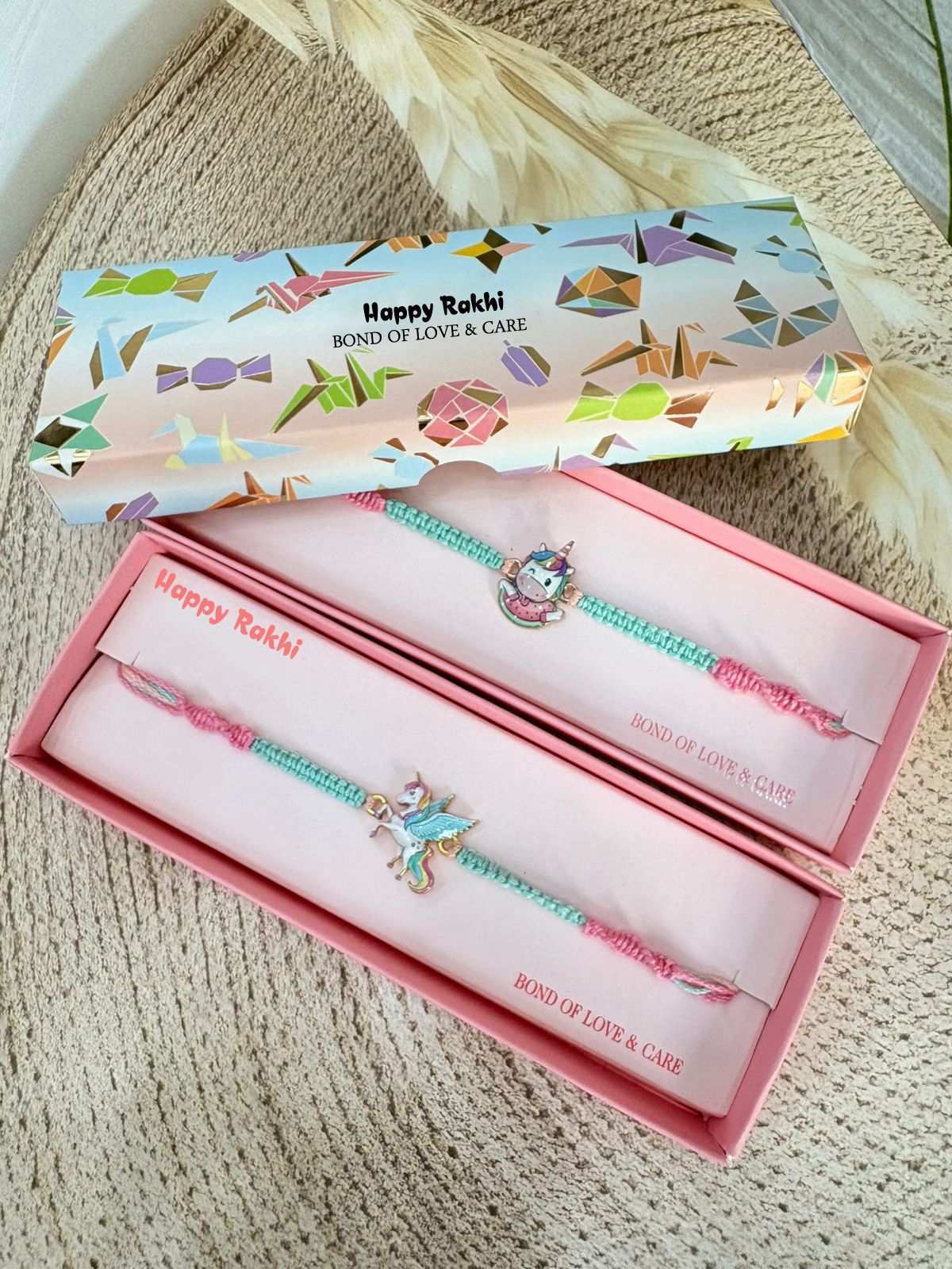Hand Woven Kids Rakhi