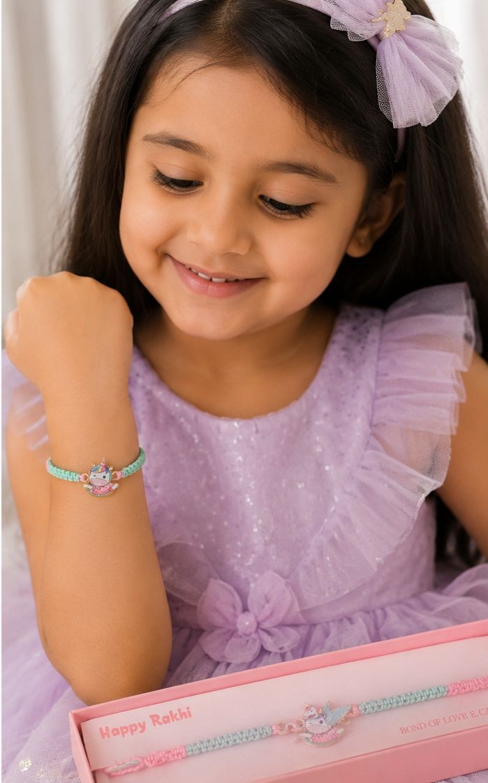 Hand Woven Kids Rakhi