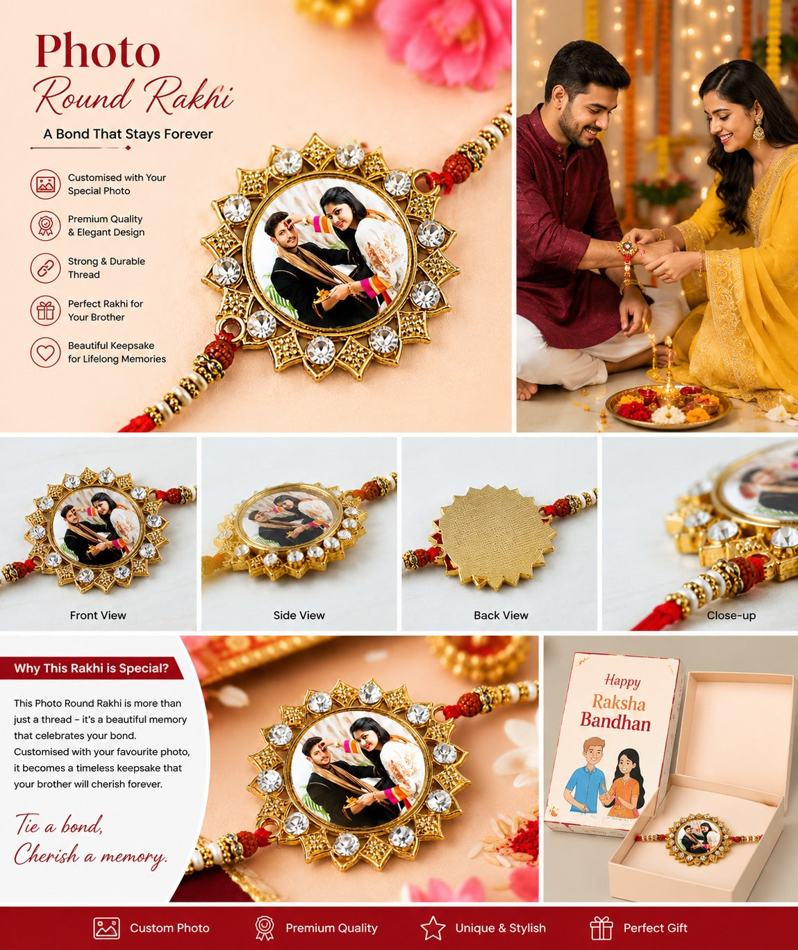 Rakhi 8.0 (Round Photo Rakhi)