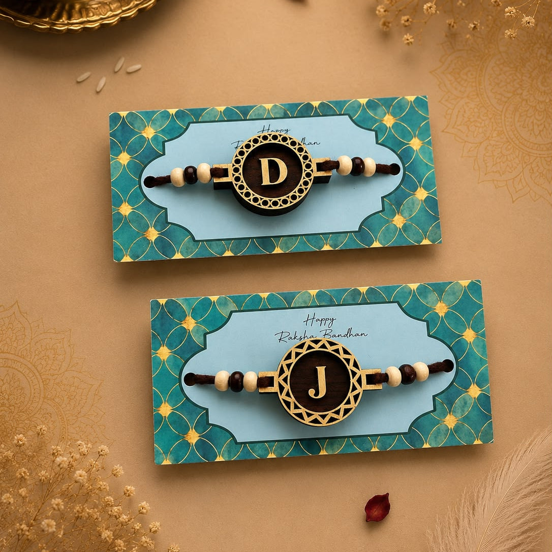 Monogram MDF Rakhi