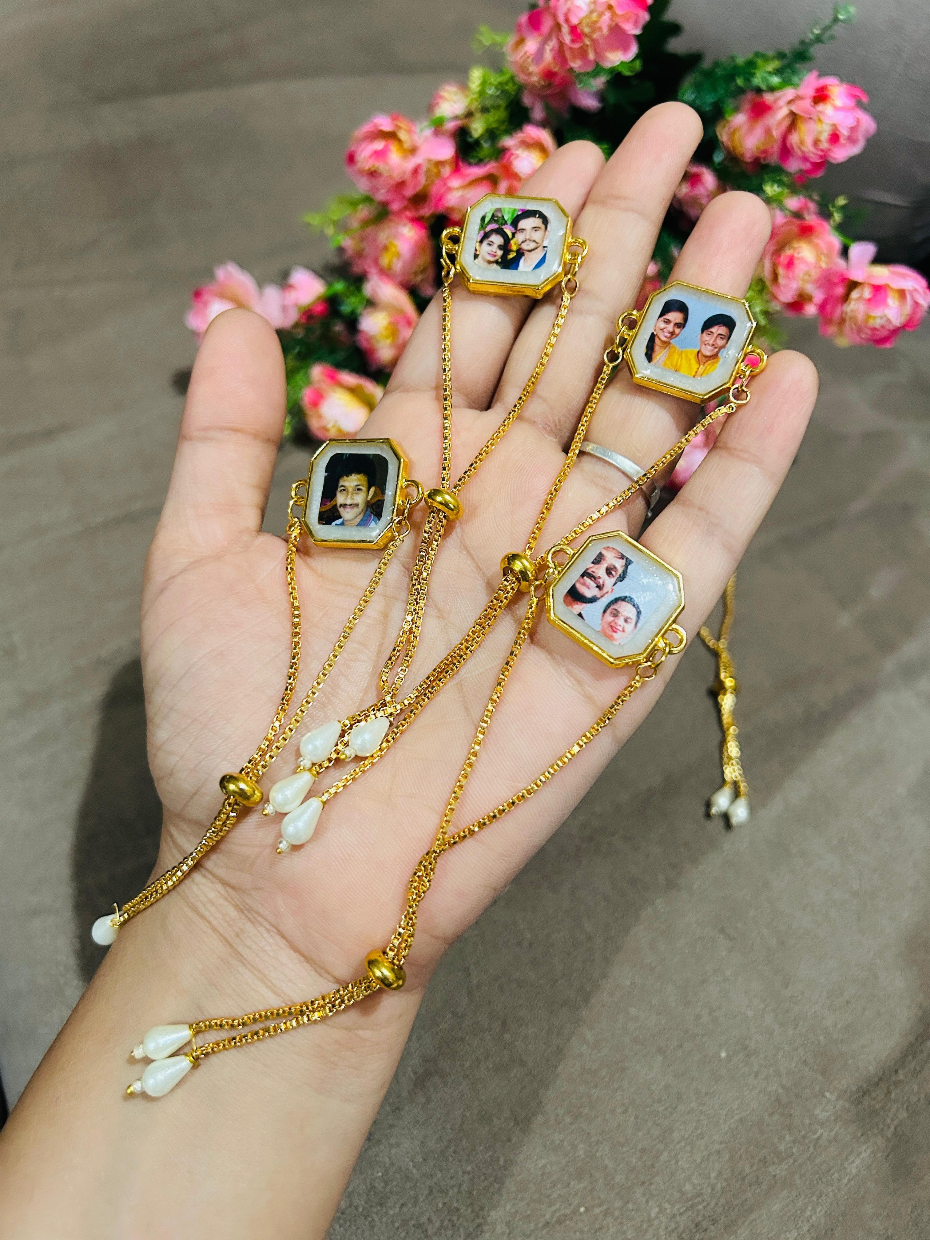 Resin Photo Frame Rakhi