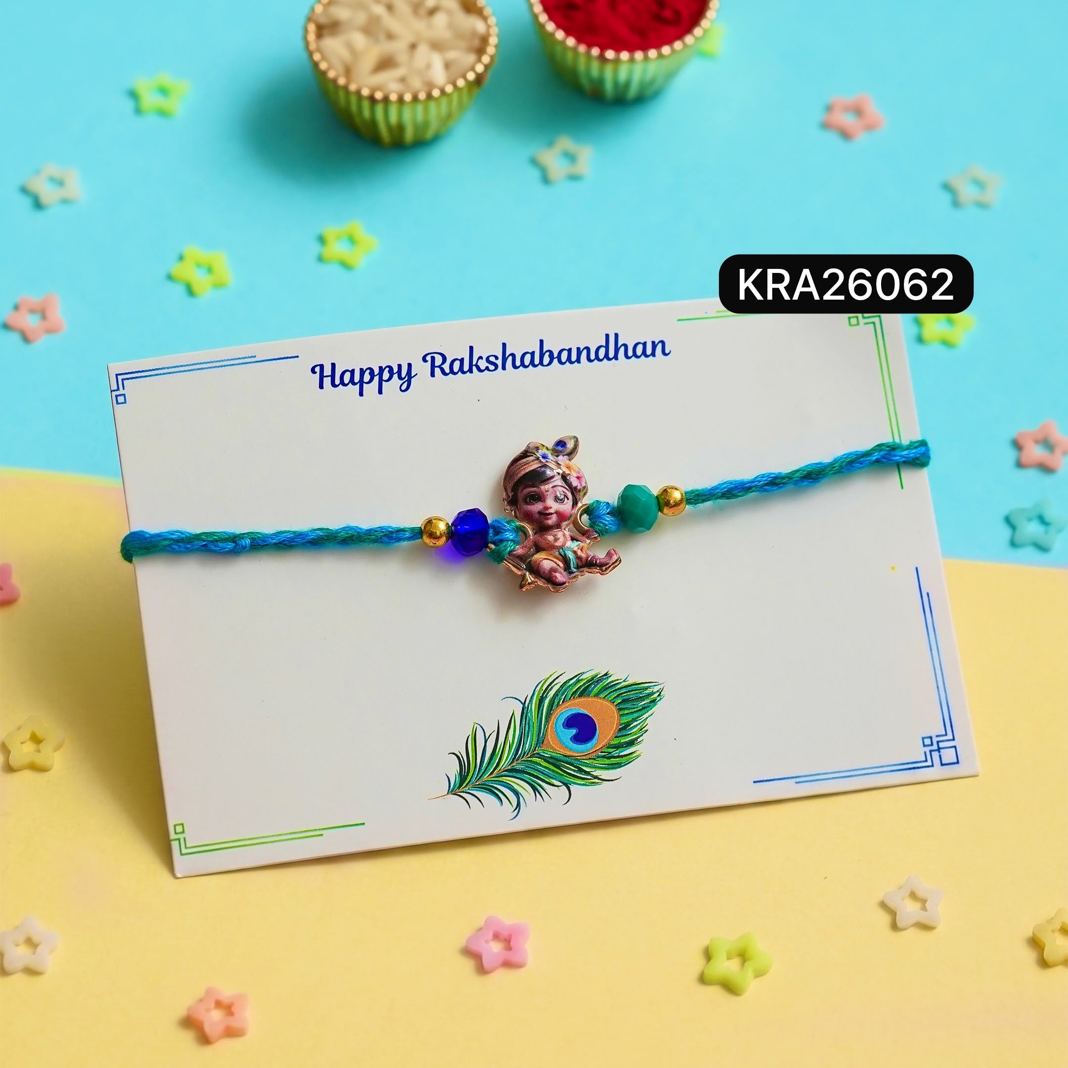 Gods Braided 3D Rakhi (KRA26062)