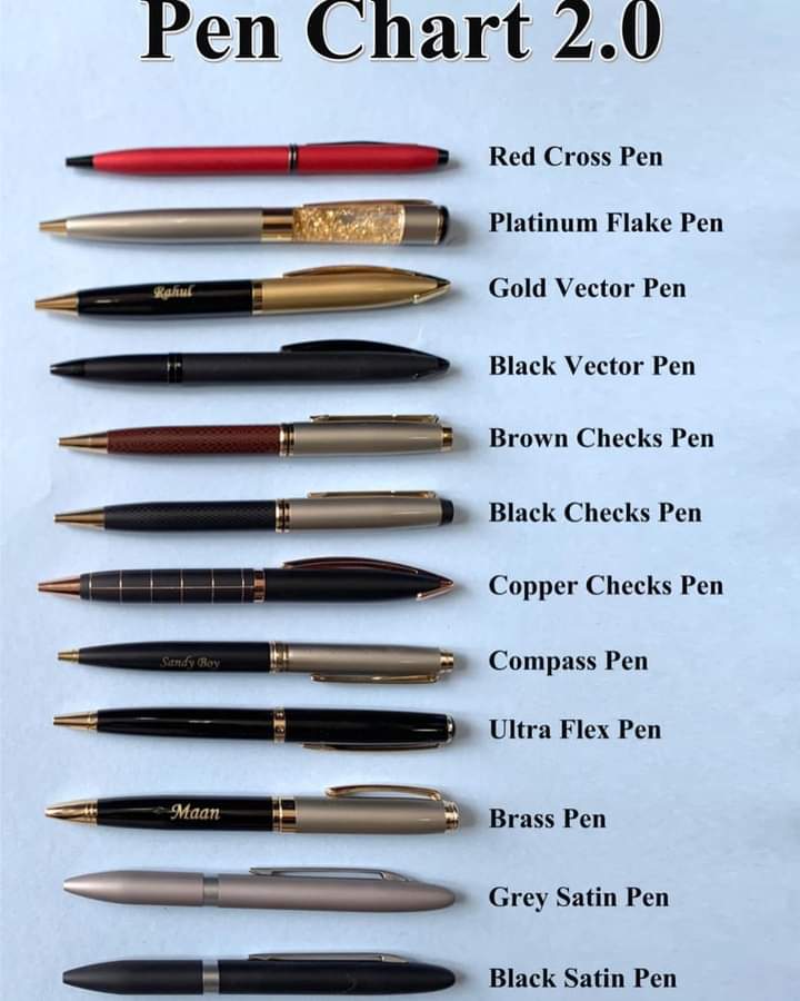 Pen + Printed Leather Pouch